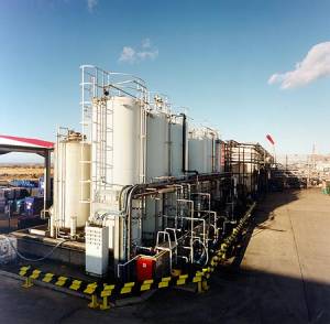 Xchanger heat exchangers are used in refineries and tank farms to condense vapors for pollution control