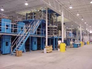 Xchanger heat exchangers are used in printing presses to cool air in turning bars
